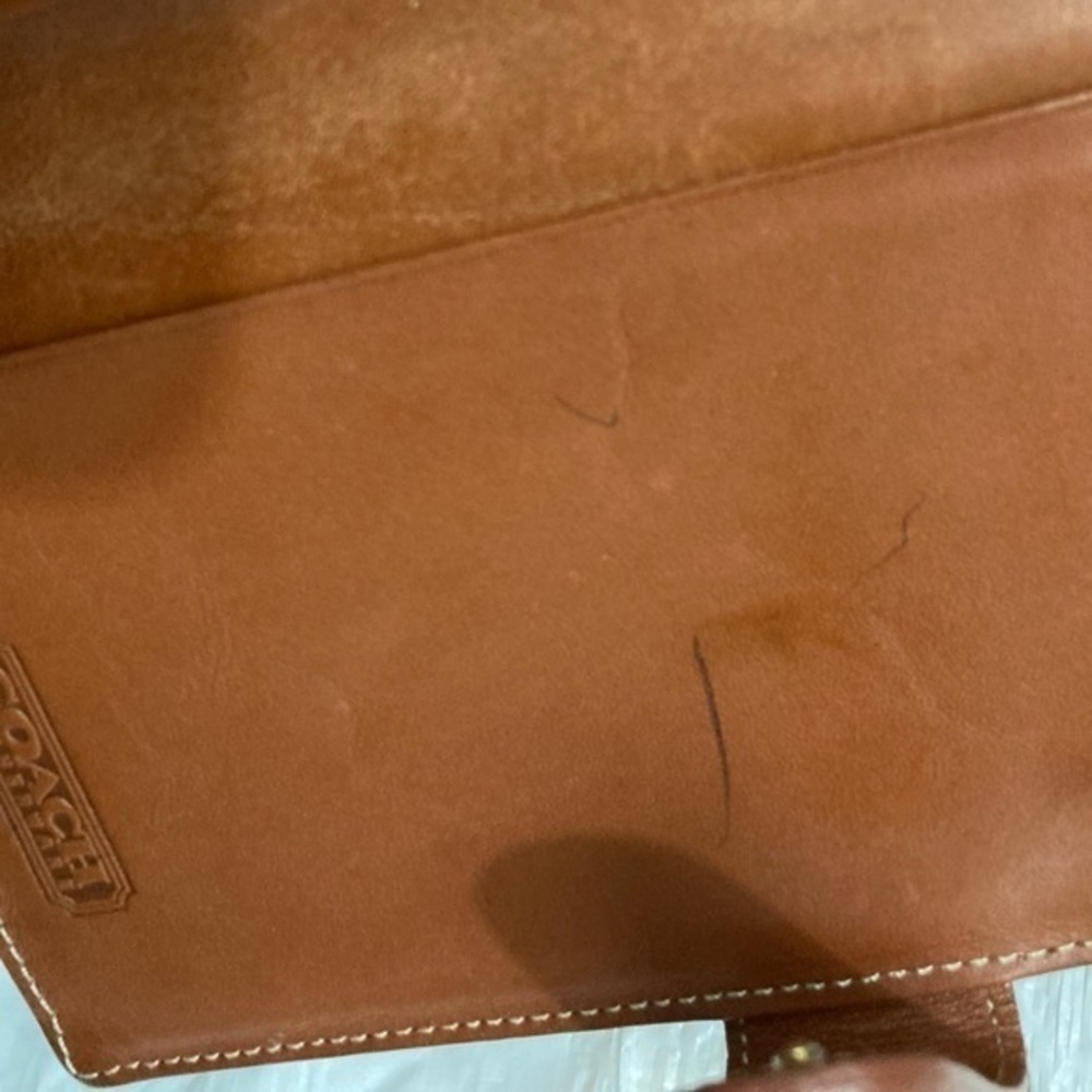 Coach vintage black and brown leather Sheridan wallet rare - Picture 8 of 14